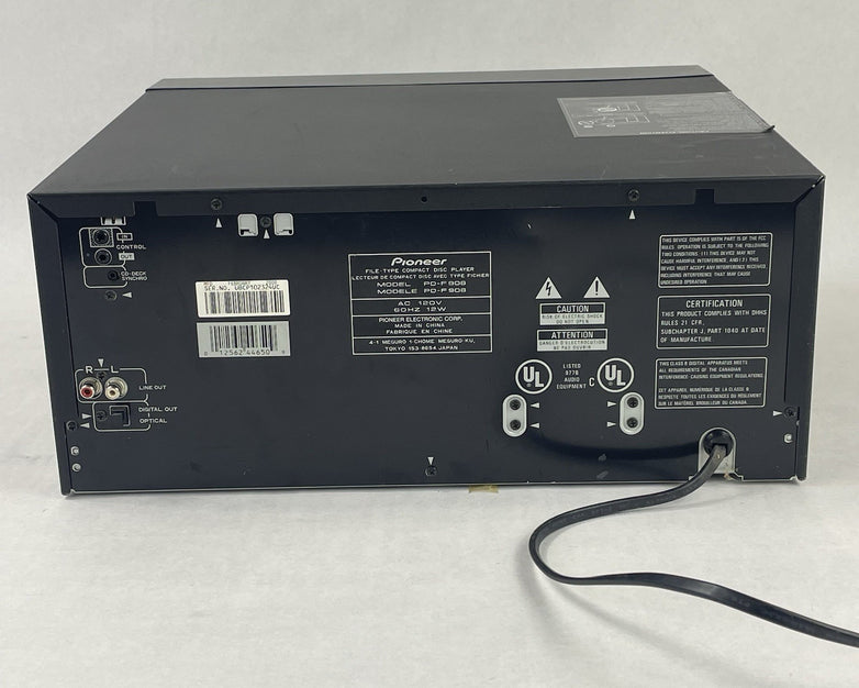 Pioneer PD-F908 File Type Compact Disc Player 101 CD Changer For Parts