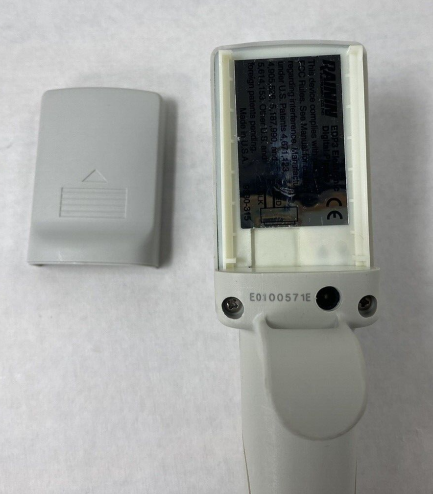 Rainin EDP3 1-10 uL LTS 12-Channel Electronic Pipette Untested