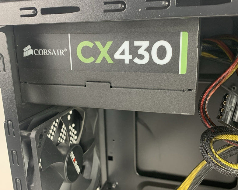 Asus ATX Mid Tower Computer Case w/ Corsair CX430 430W Power Supply