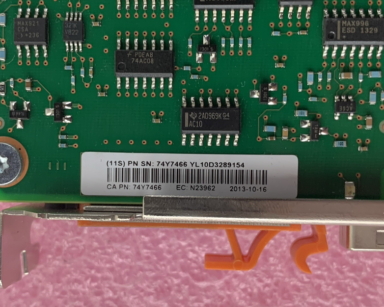 IBM 74Y6511 2 Port PCI-E x8 SAS RAID Adapter 74Y6512 44V4199