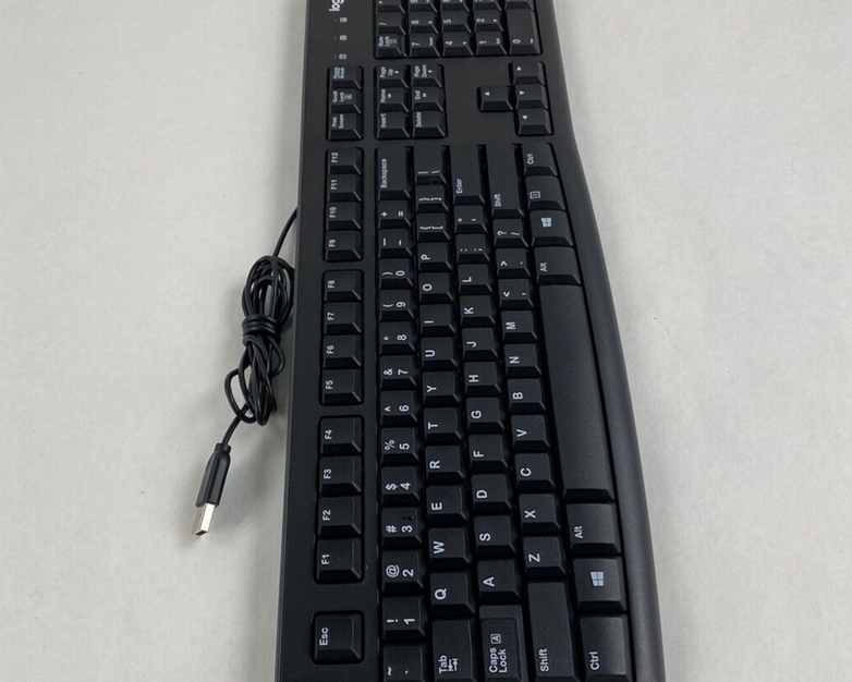 Logitech K120 YU0036 USB Keyboard Tested Lot of 3