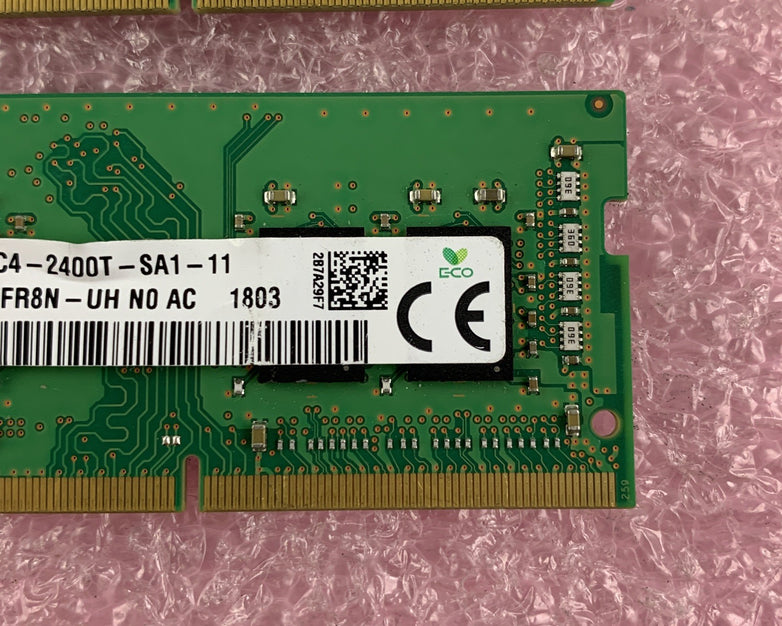 SK Hynix 8 GB HMA81GS6AFR8N-UH PC4 DDR4-2400 Laptop Ram Memory Lot of 4