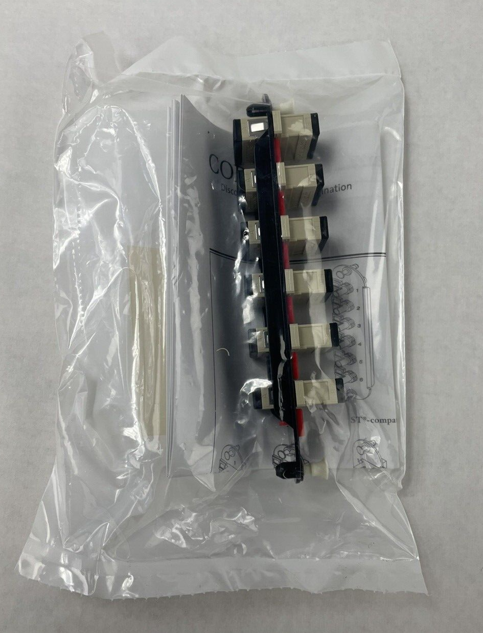 Corning CCH-12-91 SC Multimode 12 Port Adapter Panel with 6 Duplex Inserts