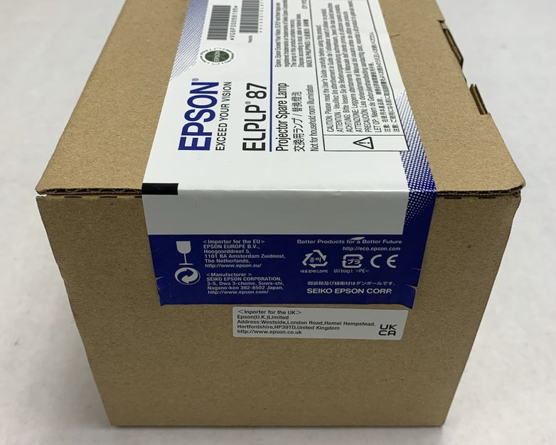 Epson ELPLP 87 OEM Projector Spare Lamp - New Sealed