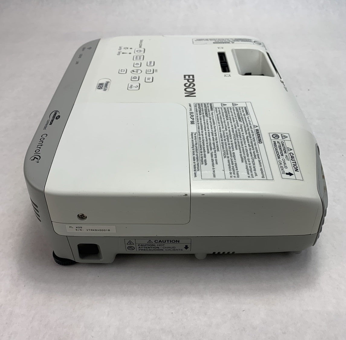 Epson PowerLite W29 H690A LCD Lamp Projector 2079 Lamp Hours - No Remote5