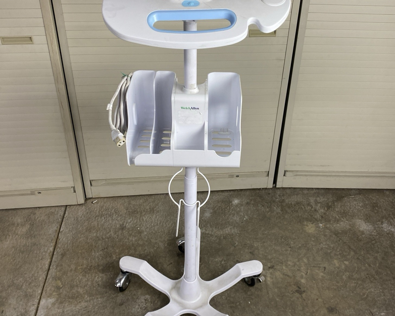 Welch Allyn 4800-60 Mobile Stand Rolling Cart for Vital Signs Monitor 6000Series