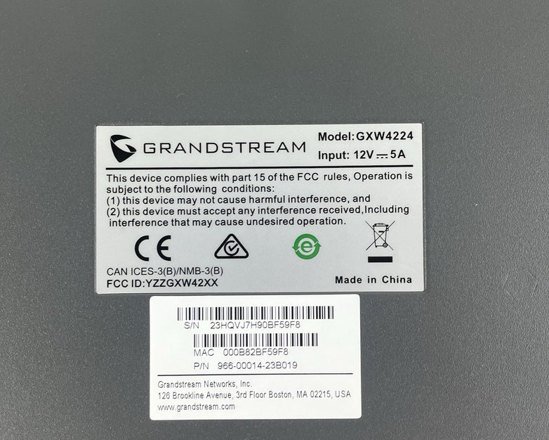 Grandstream GXW4224 v2 24 Port FXS Gateway - Tested