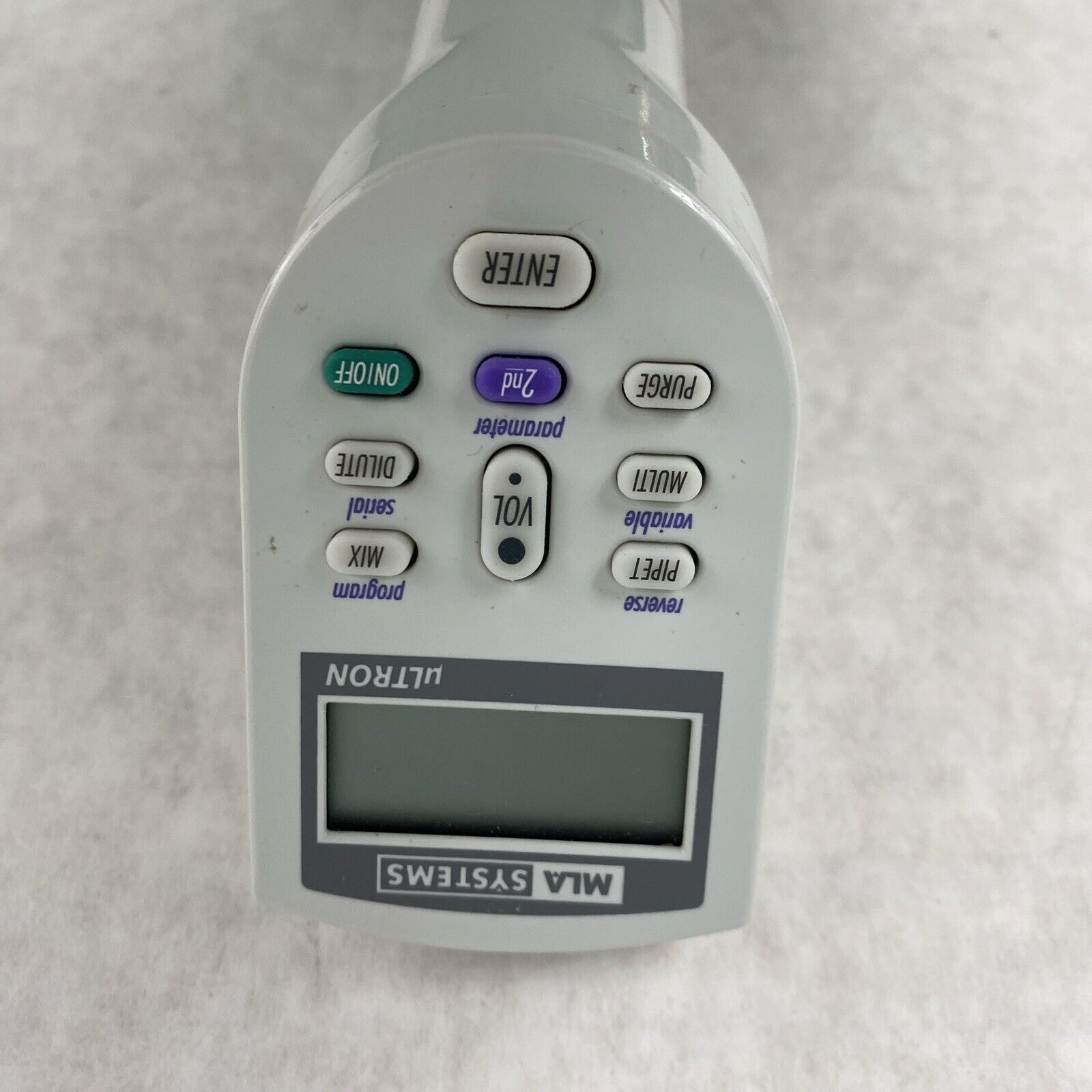 MLA Systems uLTRON 250µL Digital 8 Channel Pipette NO POWER SUPPLY