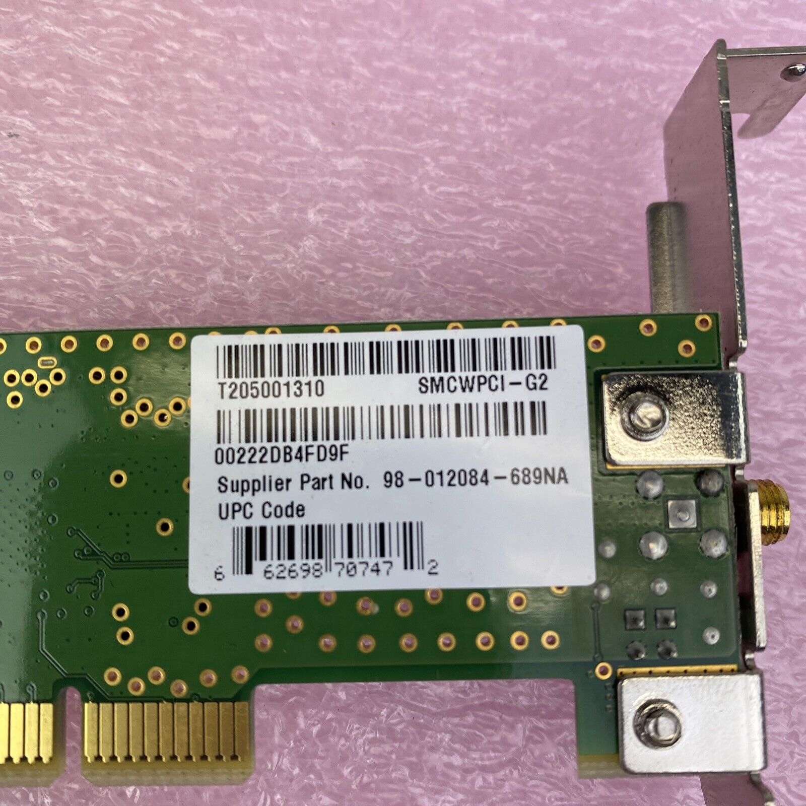 SMC T205001310 EZ Connect g - Wireless PCI card 54mbps 802.11G
