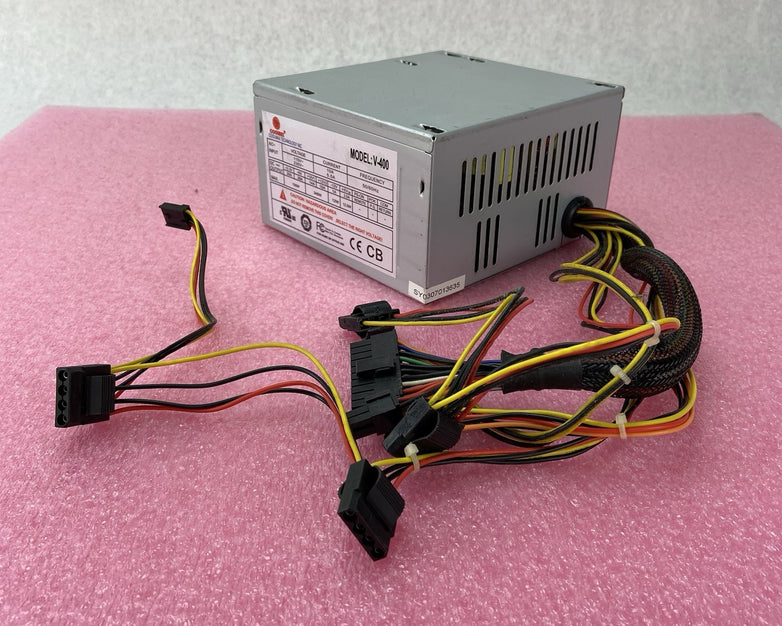 COOLMAX Technology V-400 400W Power Supply No PCIe Adaptor