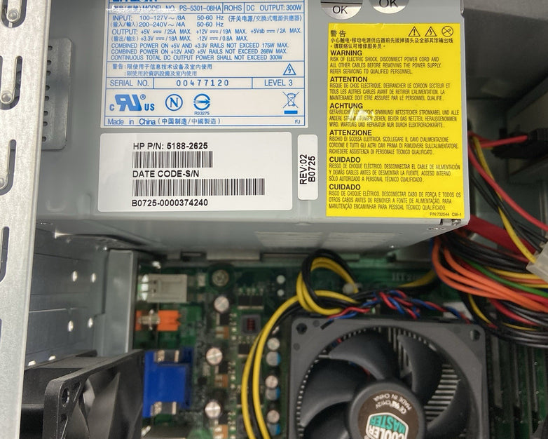 HP Media Center M8247C MT AMD Athlon 64 x2 Dual 2.81GHz 3GB RAM No HDD/OS