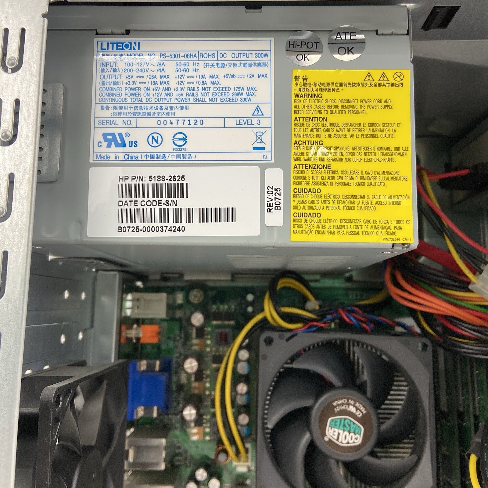 HP Media Center M8247C MT AMD Athlon 64 x2 Dual 2.81GHz 3GB RAM No HDD/OS11