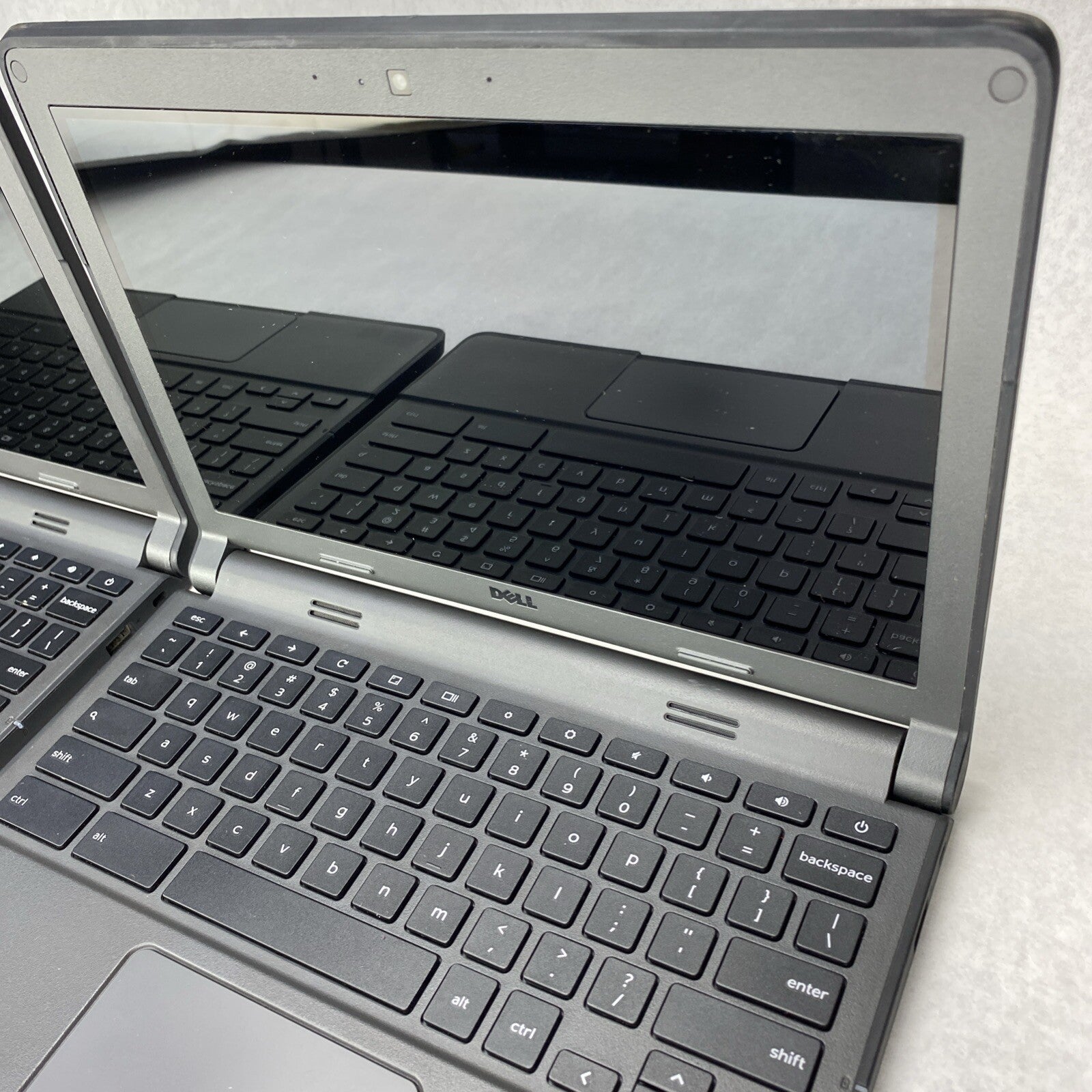 Dell Chromebook 11 3120 P22T 11.6" TouchScreen Tested Reset  AC Adapter Lot Of 2