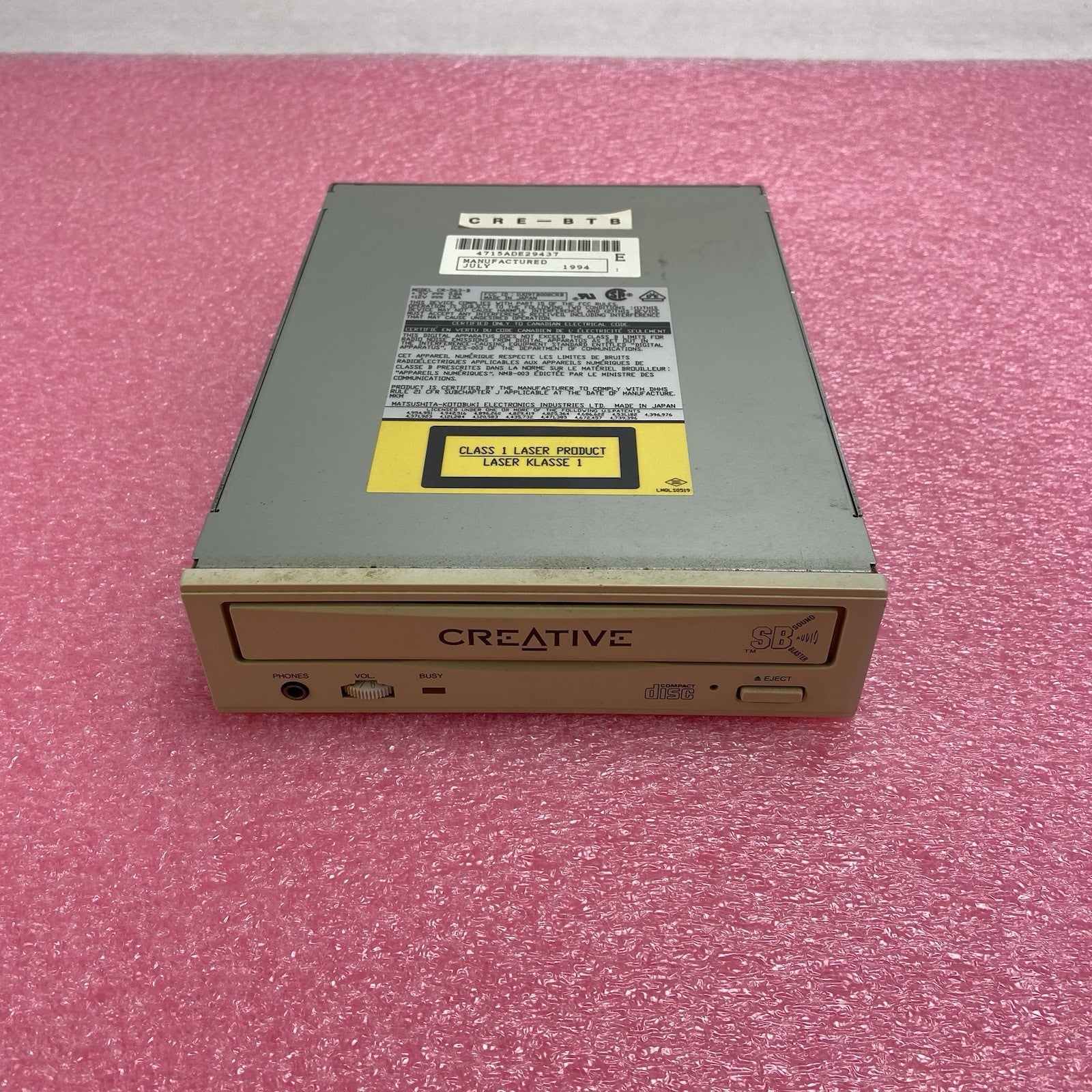 Creative Labs CR-563-B Panasonic CD-ROM Drive No Cables1