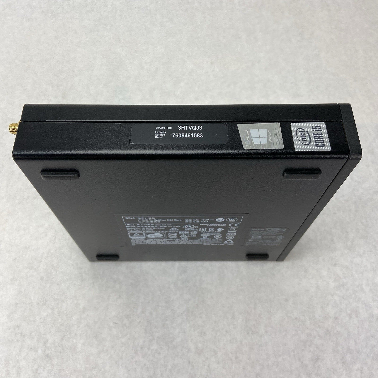 Dell Optiplex 3080 MFF Intel Core i5-10500T 2.3GHz 8GB RAM No AC/HDD/OS3