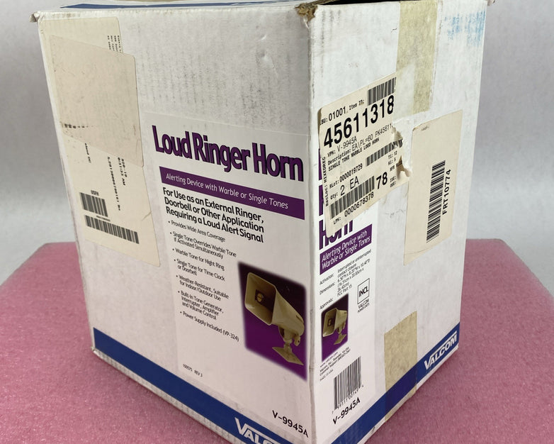 Valcom V-9945A Single Tone Warble Loud Horn