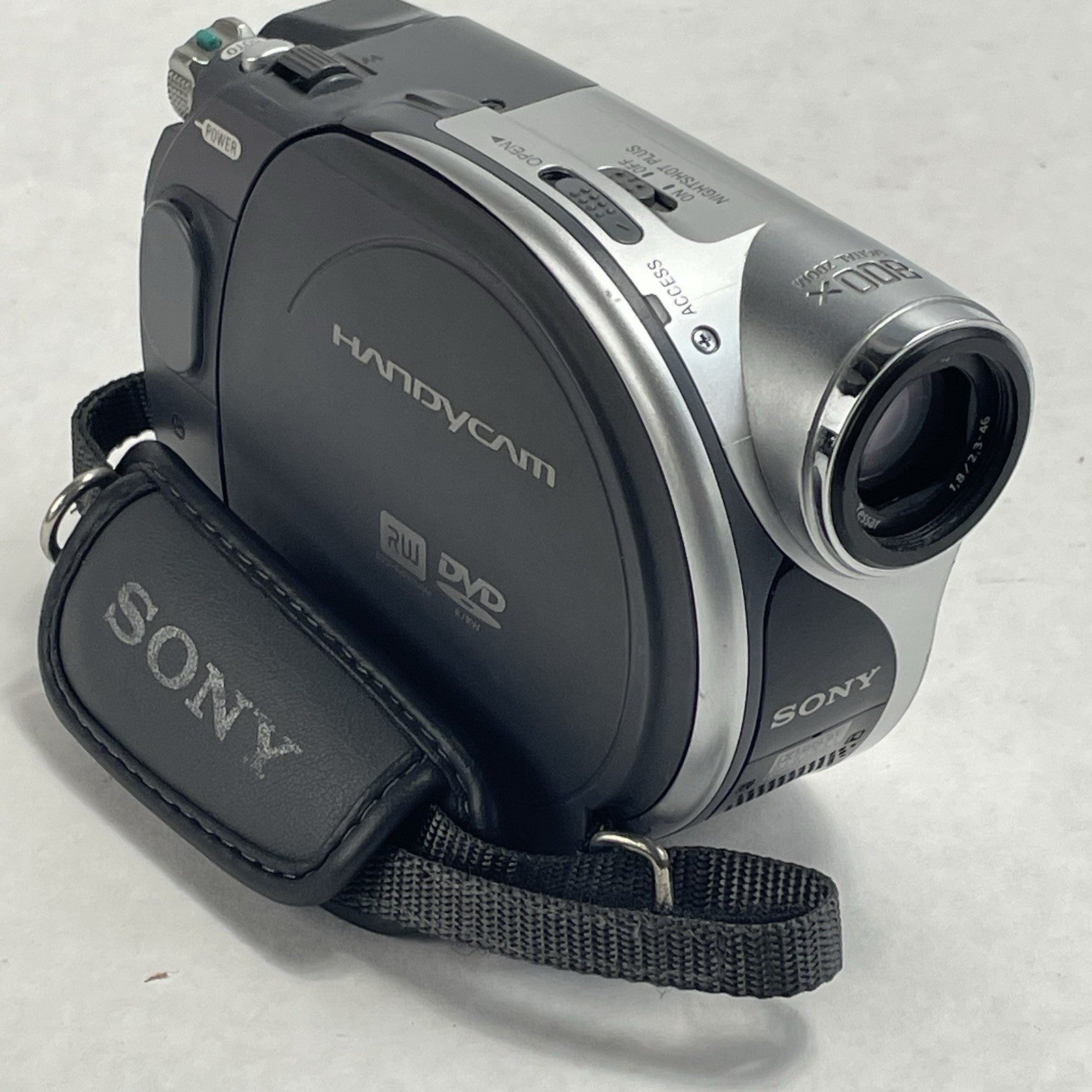 Sony Handycam DCR-DVD105E Tested & Reset No Power Cord No Disc0