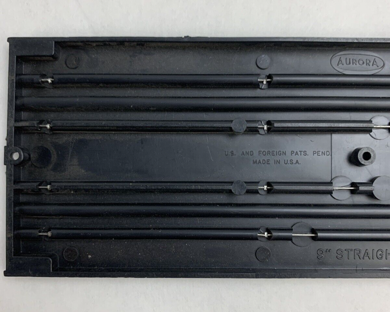 Aurora 1520 Model Motoring 7x Straight Tracks and 1x Terminal Track 9"