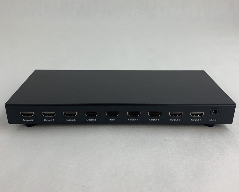 StarTech 4K 60hz HDMI Splitter 8 Port HDR Support 7.1 Surround Sound Audio