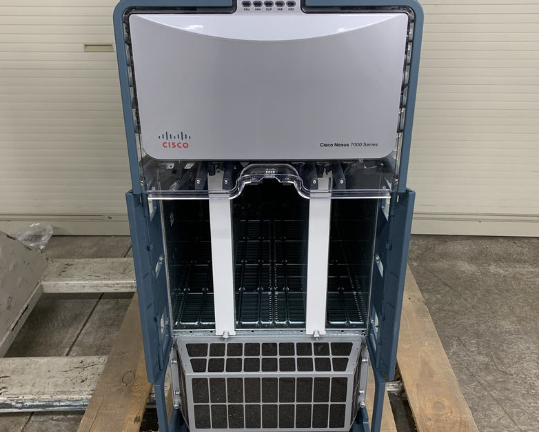 Cisco Nexus N7K-C7010 10-Slot Switch Chassis Tested w/Fans and 3x Power Supplies