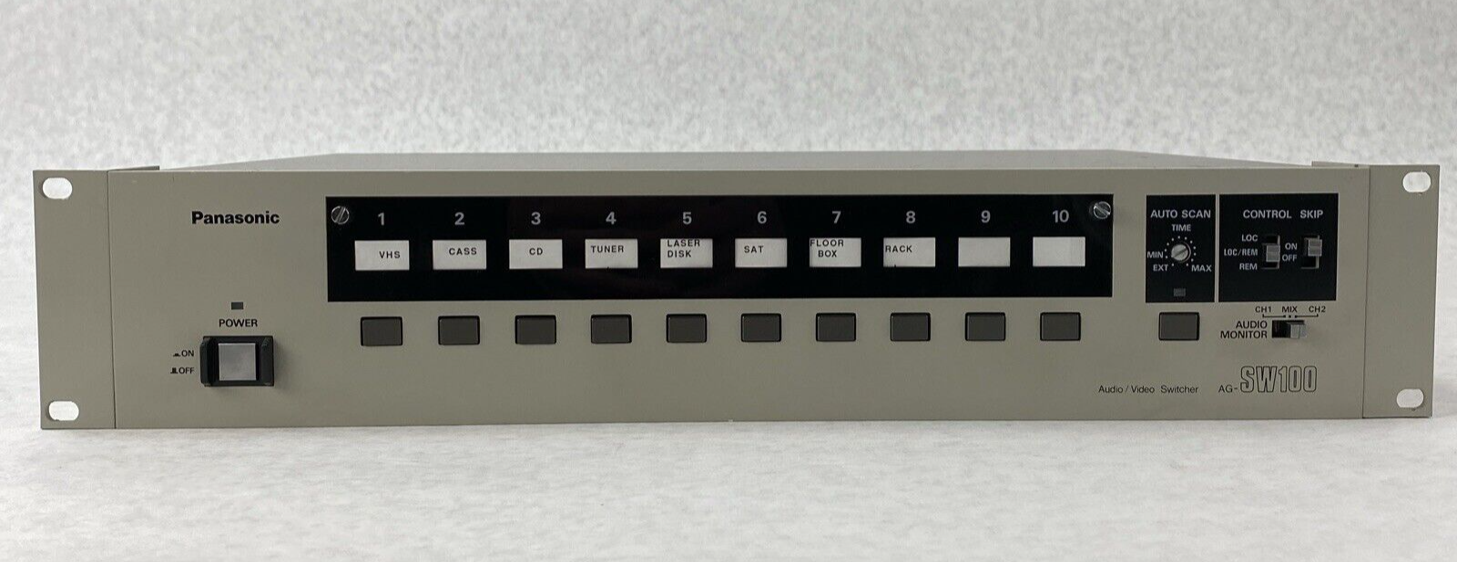 Panasonic AG-SW100 Audio / Video Switcher  Tested - No Adpater