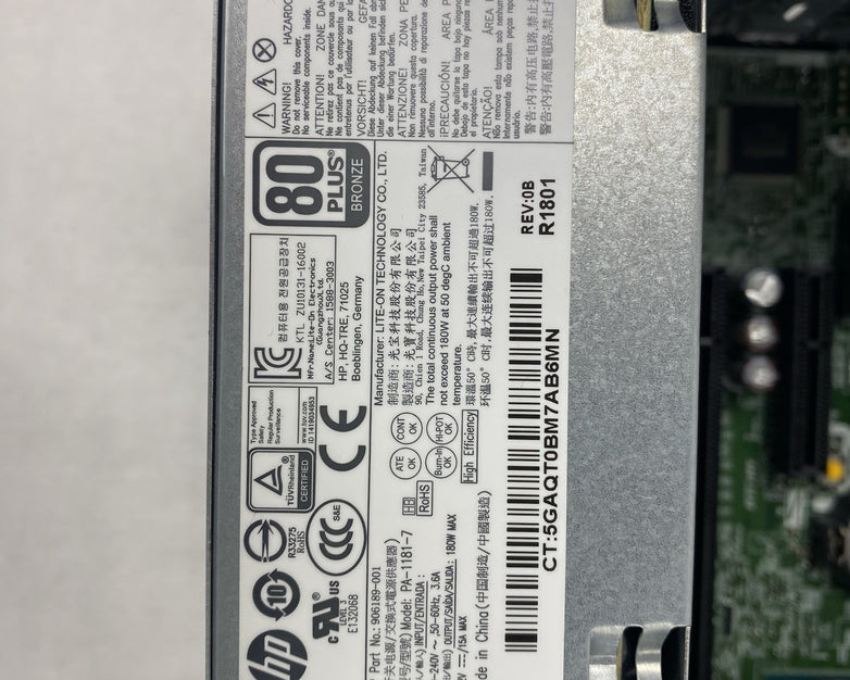 HP ProDesk 400 G4 SFF Intel Core i5-7500 3.4GHz 8GB RAM No HDD No OS