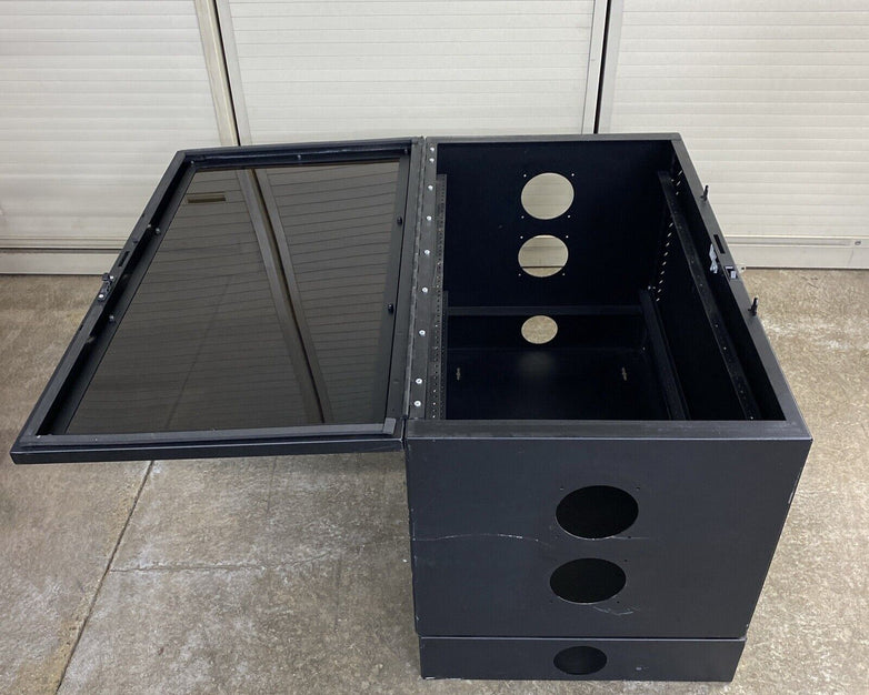 Great Lakes Tinted See-Through Short Server Rack Unit 36"x24"x21"