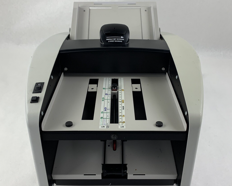 Martin Yale Paper Folding Machine 1601110 Tested Needs New Feed Roller
