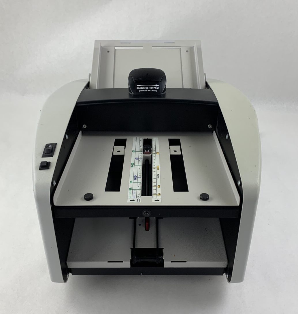 Martin Yale Paper Folding Machine 1601110 Tested Needs New Feed Roller