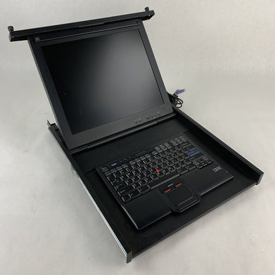 IBM 39M29865 1723-1RX 1U Flat Panel Console Kit - Parts or Repair