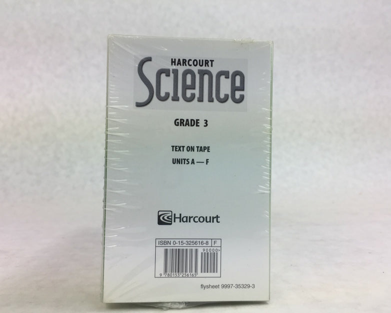 Harcourt Science Grade 3 Text On Tape Units A-F (Lot of 11)