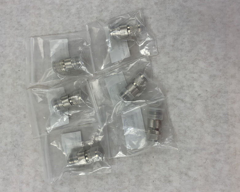 AccelTex N-Style Bulkhead Jack to Plug Arrestor ATS-NJ-RTPNCP (Lot of 6)