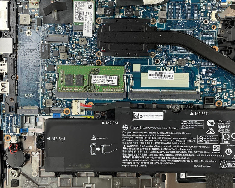 HP EliteBook 850 G6 15.6" i5-8365U 1.60 GHz 8 GB RAM No SSD/OS/AC - Bad DIMM