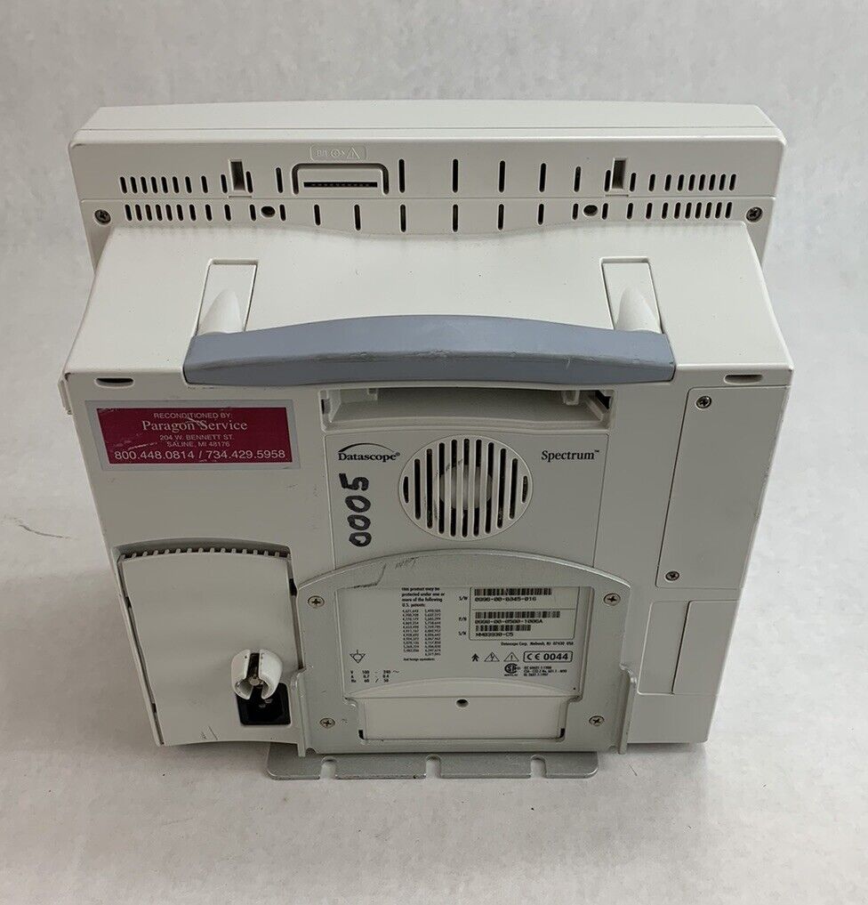 Datascope Spectrum 0998-00-0500-1006A Patient Monitor (Parts and Repair)