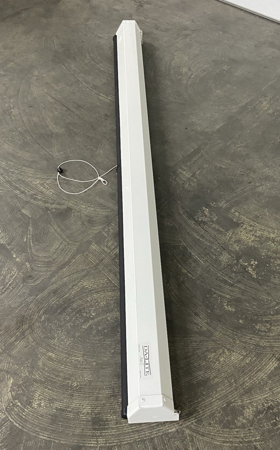 Da-Lite  Model C Manual Projection Screen 96" 16:10 - Tensioner Broken