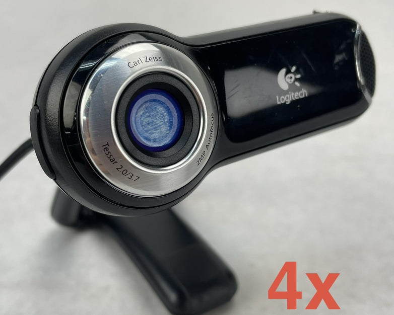 Logitech V-U0009 Webcam Pro 9000 2MP Lot of 4