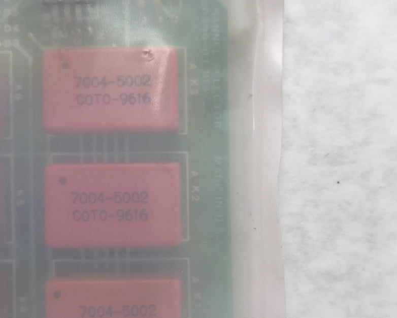 6 Channel Selector MC000396-01 Rev E Card (Lot of 9)