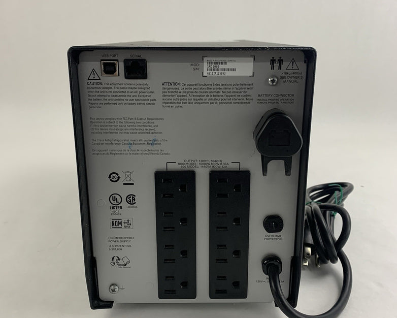 APC Smart-UPS SMC1000 1000VA Battery Backups UPS Tested No Batteries