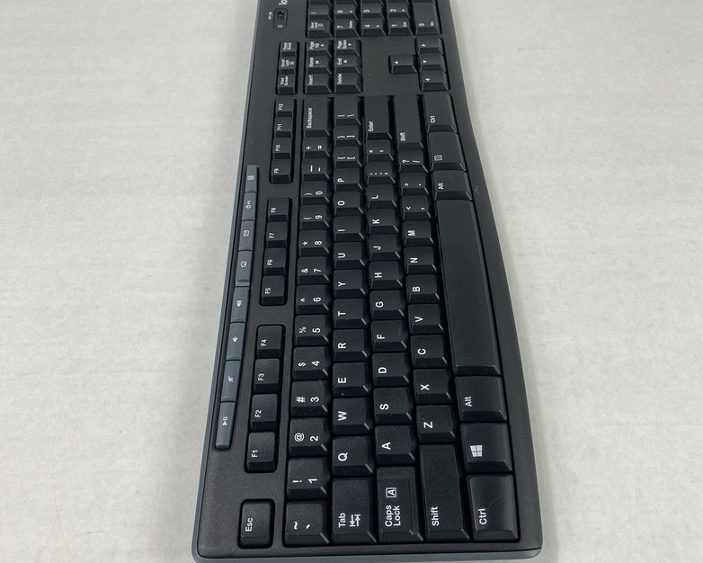 Logitech K270 Y-R0042 Wireless Keyboard Power Tested No USB Dongle - Lot of 7