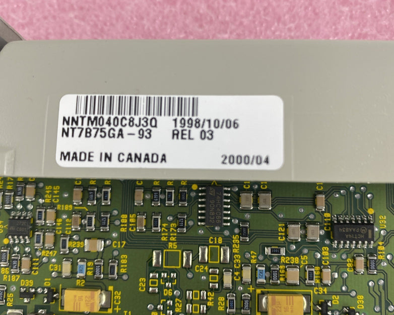 Nortel NNTM040EJ0XA NT7B75GA-93 Trunk Card Lot of 2 w/ NNTM040C8J3Q