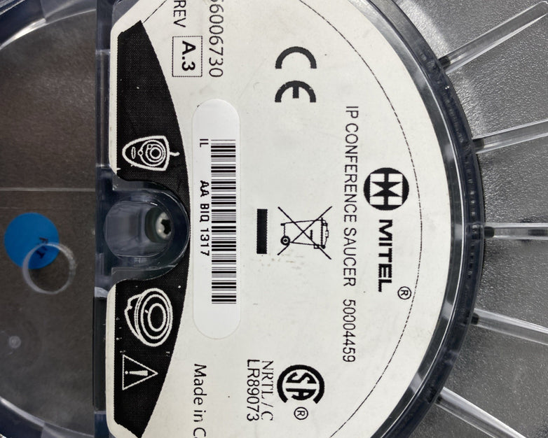 Mitel 5310 IP Conference Saucer Unit Untested (Lot of 2)
