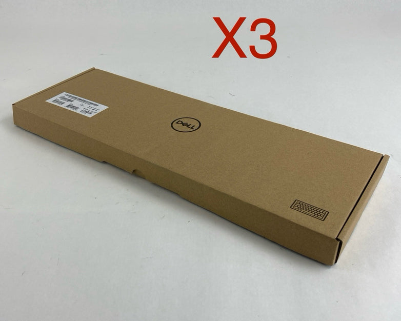 Dell KB216-BK-US keyboard Lot of 3