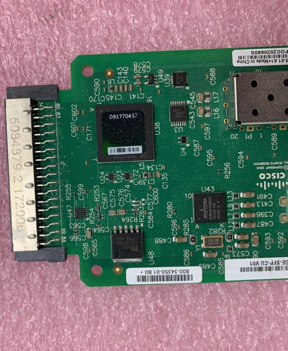 Cisco 800-34350-01 Enhanced High-Speed Wan Interface Card Tested