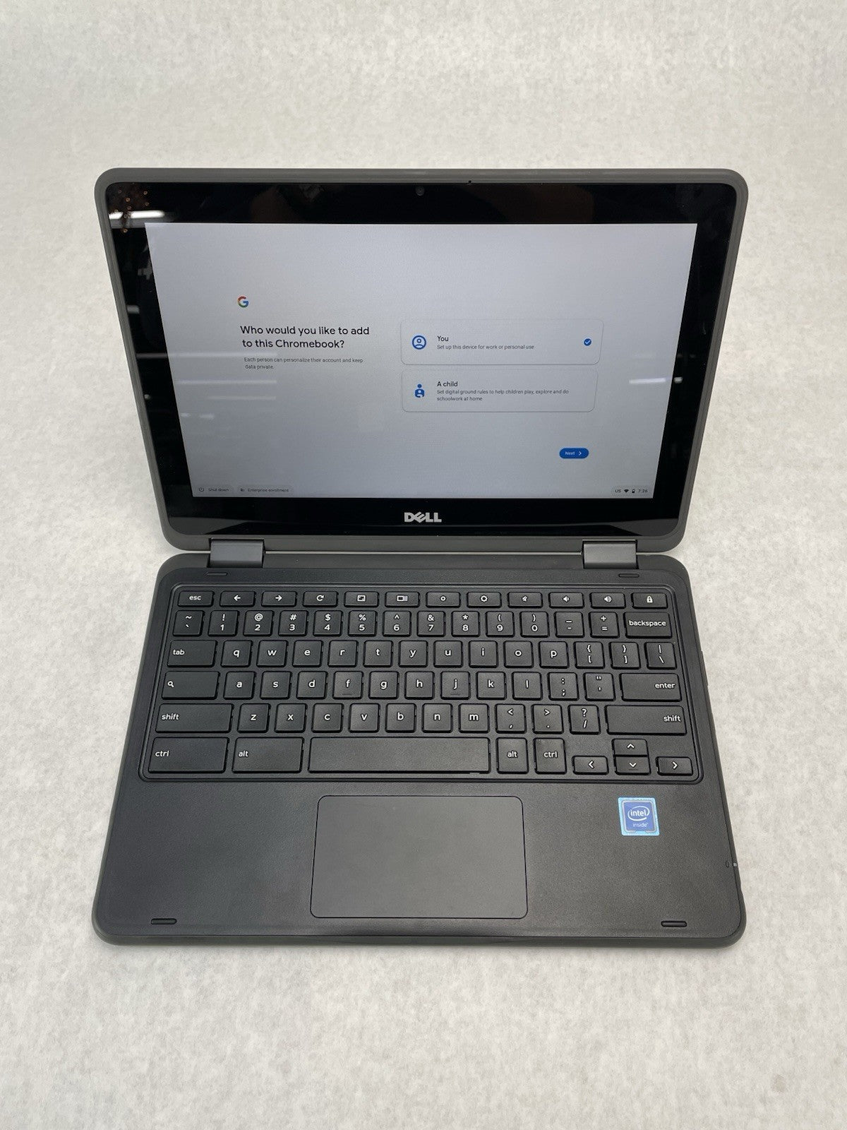 Dell Chromebook 11 3189 Intel Celeron N3060 1.60 GHz 4 GB RAM 16 GB SSD No AC2