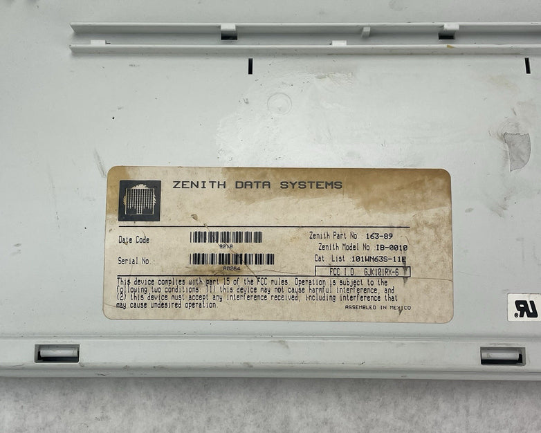 Zenith Data Systems Model:IB-0010 Keyboard
