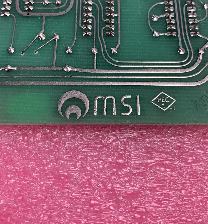 MSI Pipette Logic 24861-5 Vintage 1976 Micromedic Card
