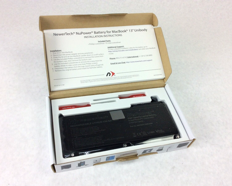Newertech NuPower Battery 13" Unibody Apple MacBook 6.1 7.1 A1331 Battery 65W