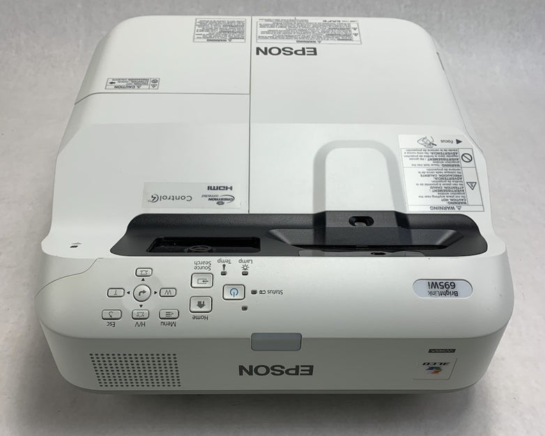 Epson PowerLite 695Wi H740A LCD Lamp Projector 3050 Lamp Hours - No Remote