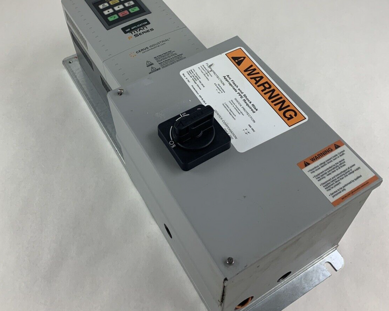 Cerus CI-007-P4 Industrial Titan P Series 2HP  3 Phase AC Drive Untested