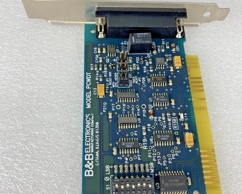 B&B Electronics PCWDT Watch Timer Card for Reset Pins 3719R1 8Bit ISA (Lot of 3)